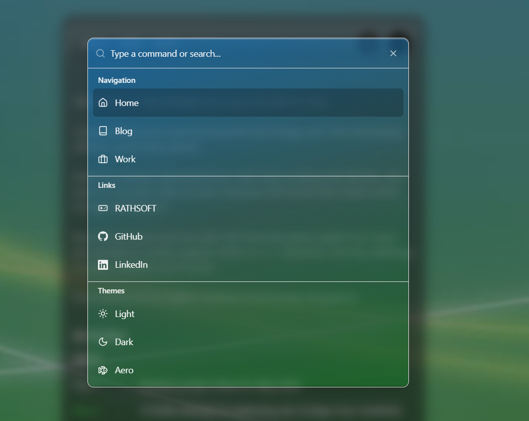Command Panel