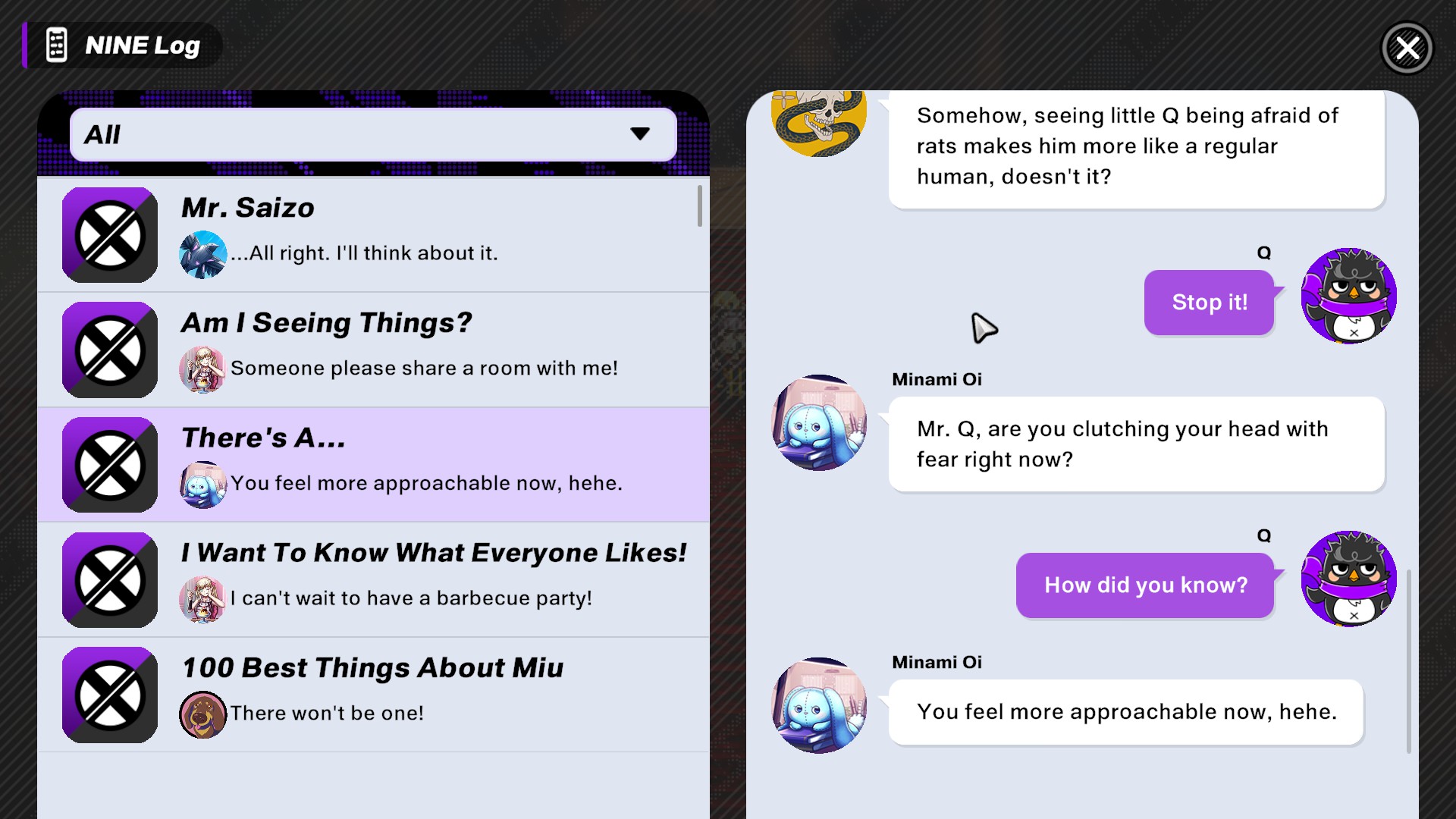 Tribe Nine Minor Character Interactions