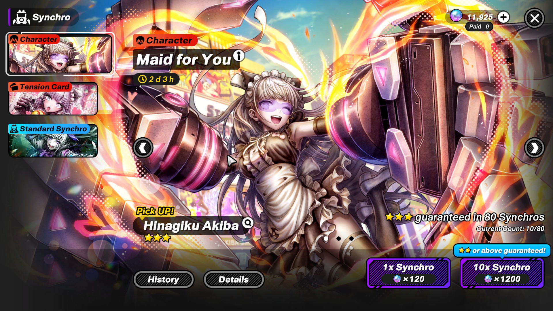 Tribe Nine Synchro Gacha