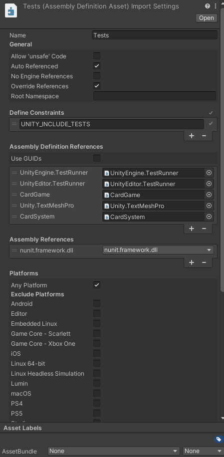 Assembly Definition